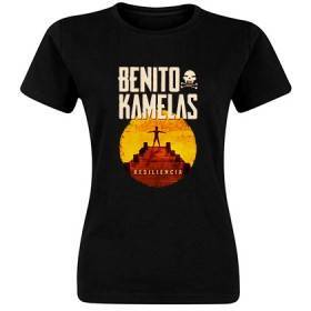 Camiseta negra chica "Resiliencia Círculo"