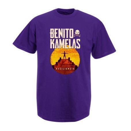 Camiseta granate chico "Resiliencia Círculo" 2