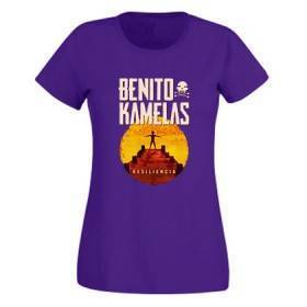 Camiseta morada chica "Resiliencia Círculo"