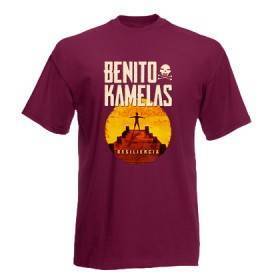 Camiseta granate chico "Resiliencia Círculo"