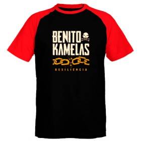 Camiseta ranglan mangas rojas "Cadenas"