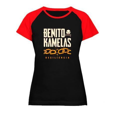 Camiseta ranglan mangas rojas "Cadenas" 2