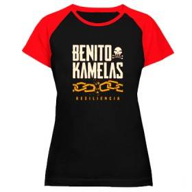 Camiseta ranglan mangas rojas "Cadenas"