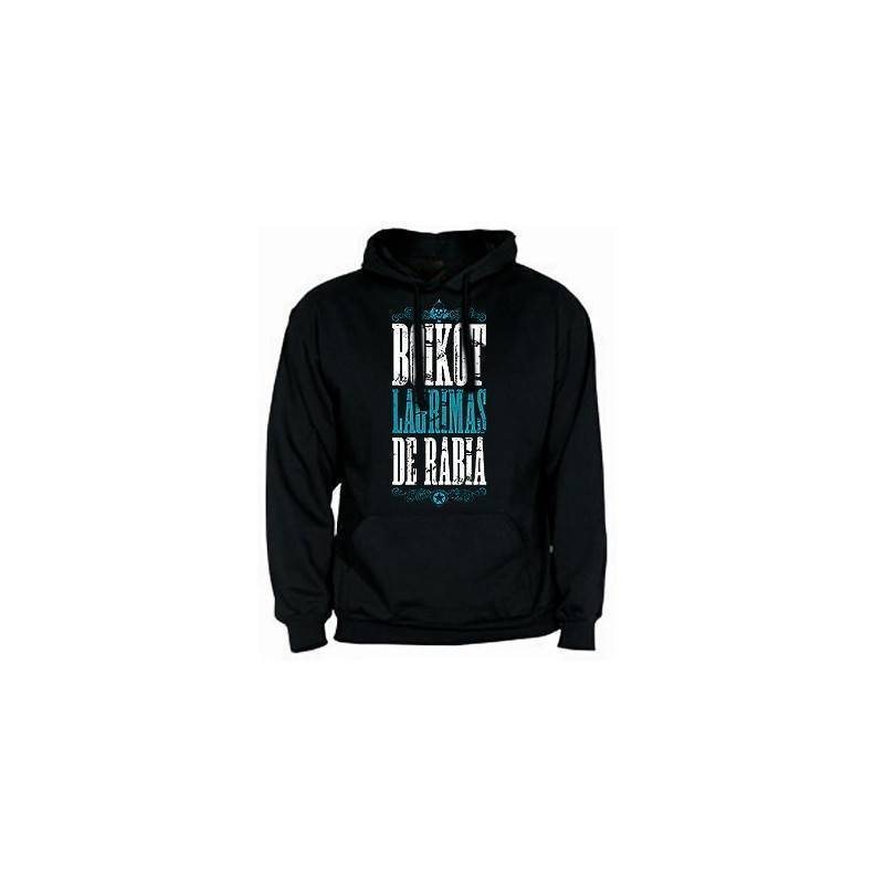 Sudadera "Letras Lágrimas de Rabia"