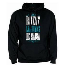 Sudadera "Letras Lágrimas de Rabia"
