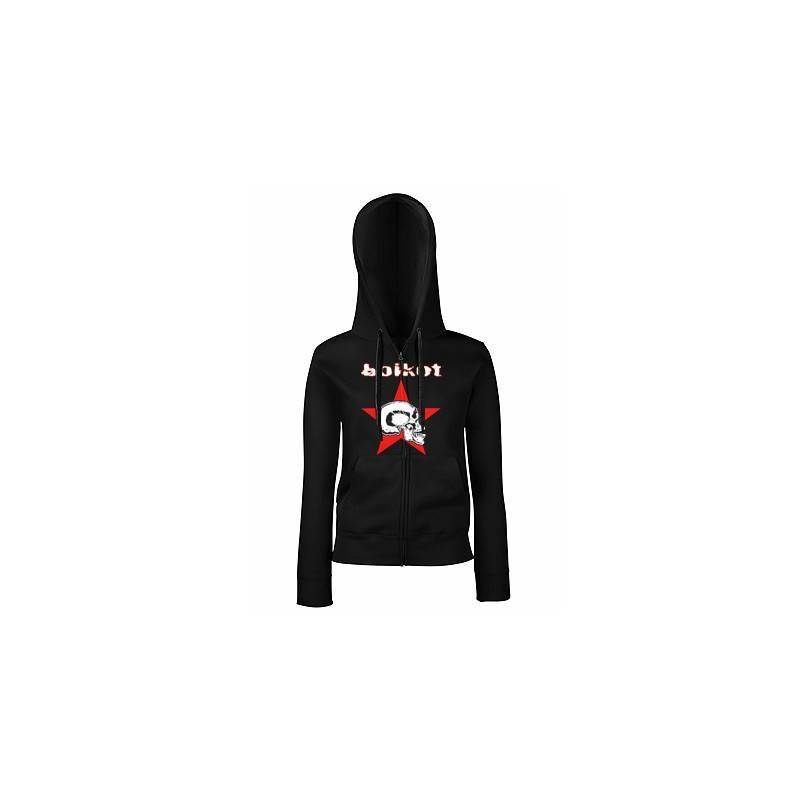 Sudadera con cremallera "Calavera"