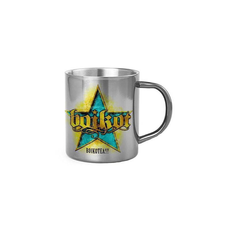 Taza metálica "Boikotea"