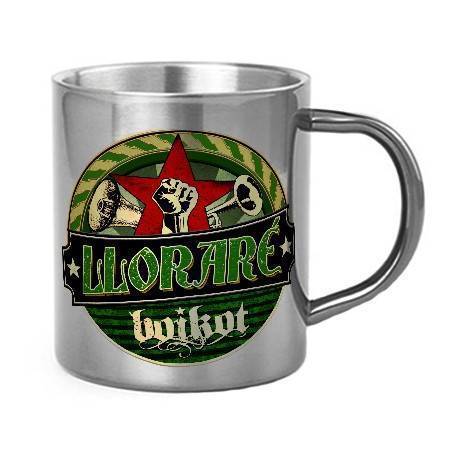 Taza metálica "Lloraré"