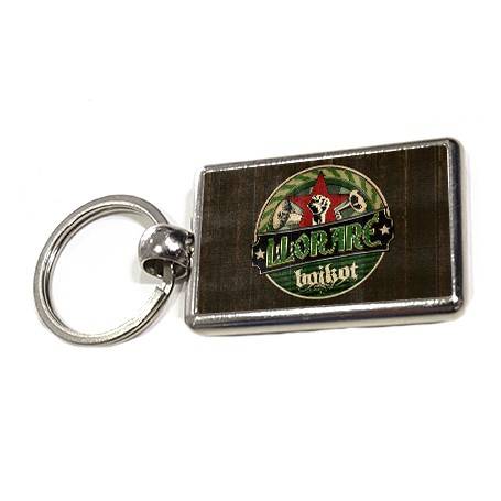 Llavero metálico "Lloraré"