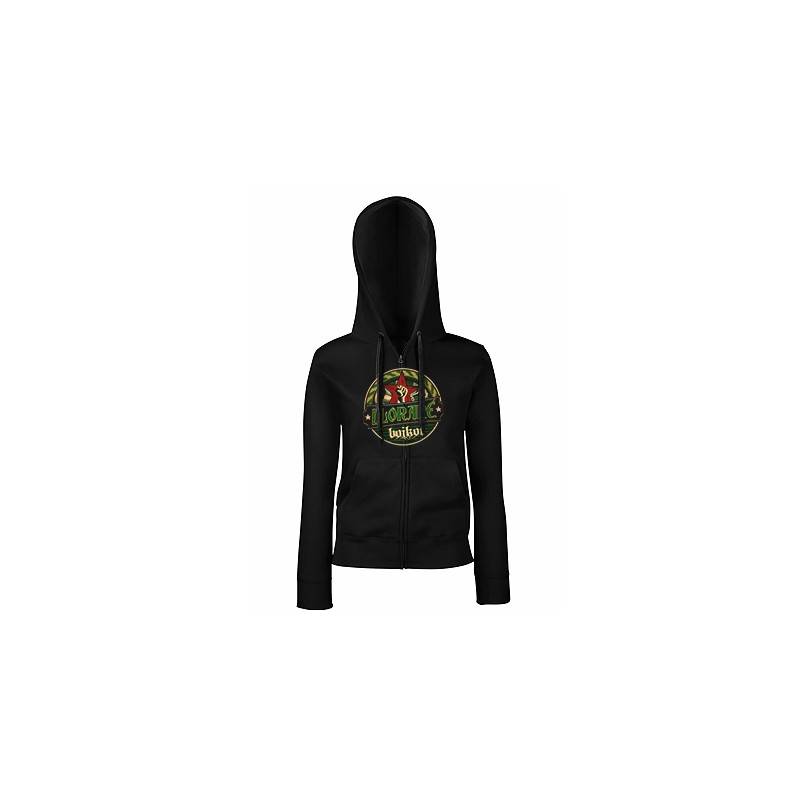 Sudadera cremallera "Lloraré"