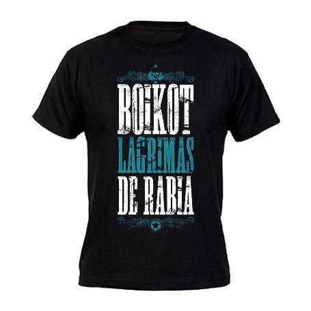 Camiseta "Letras Lágrimas de Rabia"