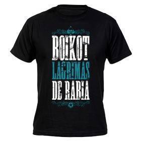 Camiseta "Letras Lágrimas de Rabia"