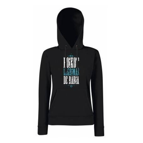 Sudadera "Letras Lágrimas de Rabia" 2