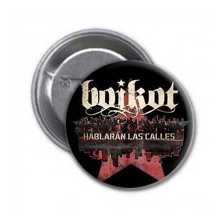 Chapa "Hablarán las calles"