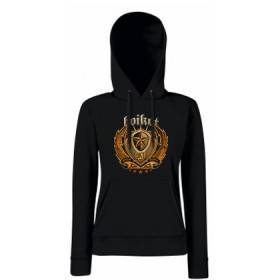 Sudadera negra chica "Balkan Acoustic resalte"