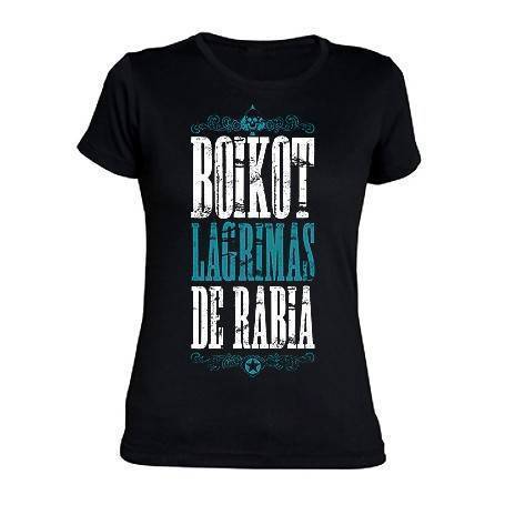 Camiseta "Letras Lágrimas de Rabia" 2