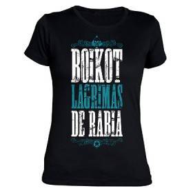 Camiseta "Letras Lágrimas de Rabia"