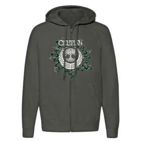 Sudadera cremallera "Hiedra"