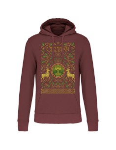 Sudadera granate "Navidad"