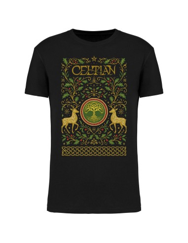 Camiseta negra "Navidad"