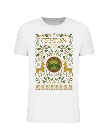 Camiseta blanca "Navidad"