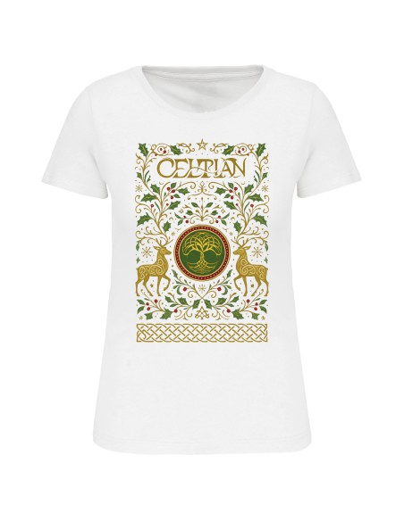 Camiseta blanca "Navidad"