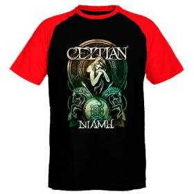 Camiseta ranglan mangas rojas "Niamh"