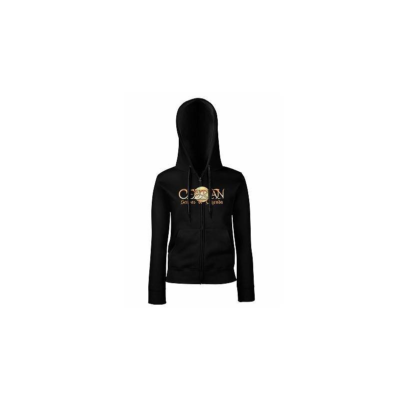 Sudadera cremallera "Leyenda Logo"