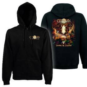 Sudadera cremallera "Leyenda Logo" + "Portada Sendas de Leyenda" trasera