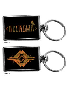 Llavero metálico “Logo Cuervo” + “Cristal”