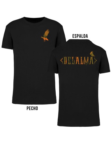Camiseta “Mirlo” + “Logo Cuervo” trasera