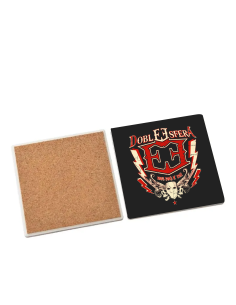 Posavasos cerámica cuadrado "Logo Clásico"