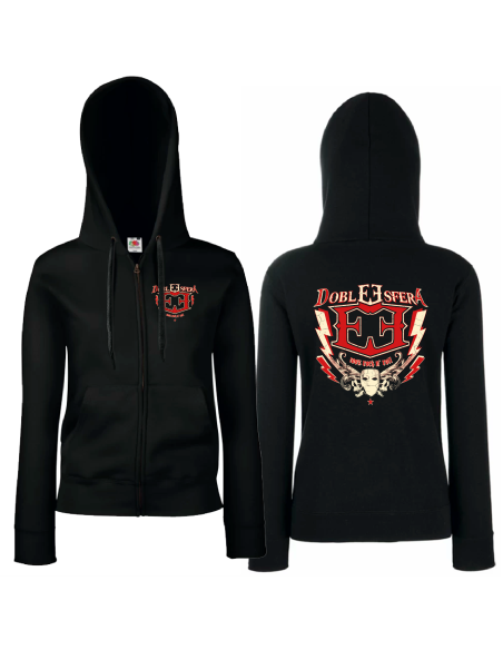 Sudadera cremallera con trasera "Logo Clásico"