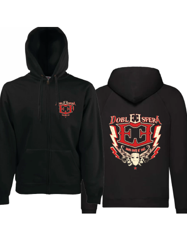 Sudadera cremallera con trasera "Logo...