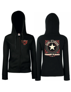 Sudadera cremallera con trasera "Trilogía"