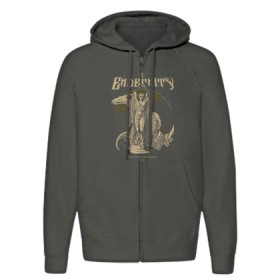 Sudadera cremallera "Flesh and bone of humanity"