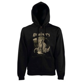 Sudadera cremallera "Flesh and bone of humanity"