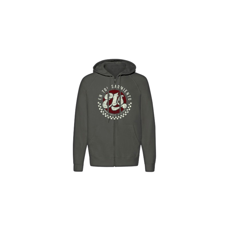 Sudadera cremallera "Logo ETS"