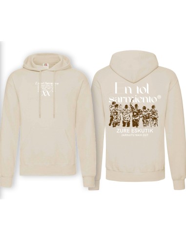 Sudadera beige "Zure Eskutik"
