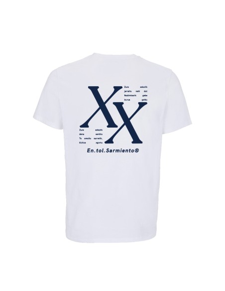 Camiseta blanca "XX"
