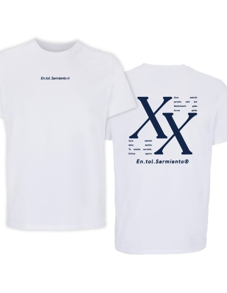 Camiseta blanca "XX"