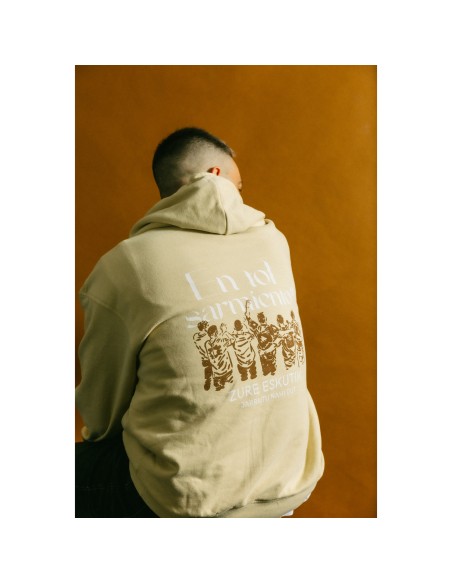 Sudadera beige "Zure Eskutik"