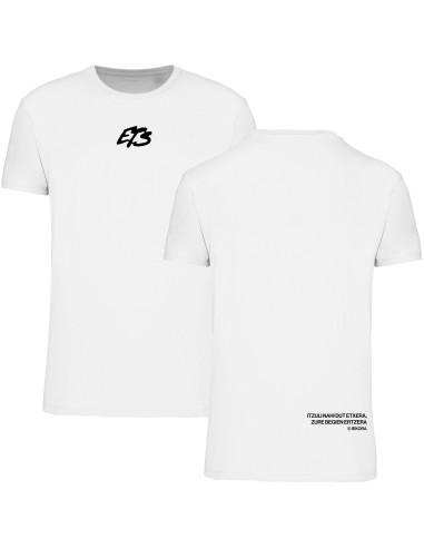 Camiseta blanca "Konkista Txuria" -...
