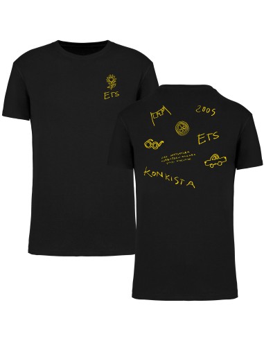 Camiseta negra "Konkista Eguzkilore"