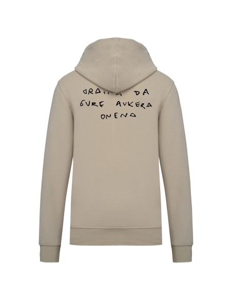 Sudadera beige "Konkista Oraina"