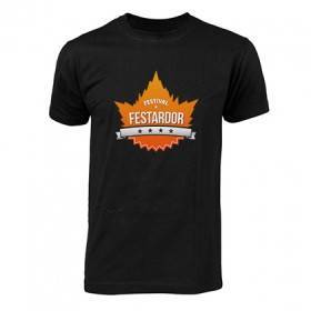 Camiseta negra "Logo"