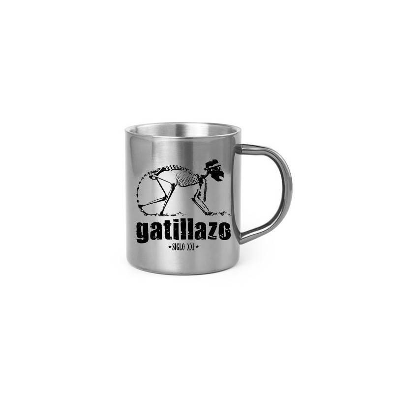 Taza metálica "Mono"