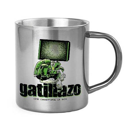 Taza metálica "Como convertirse en nada"