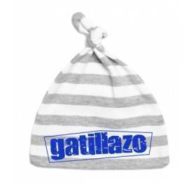 Gorro-nudo bebé rayas "Logotipo"