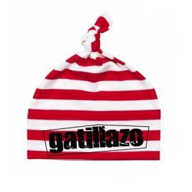 Gorro-nudo bebé rayas "Logotipo"